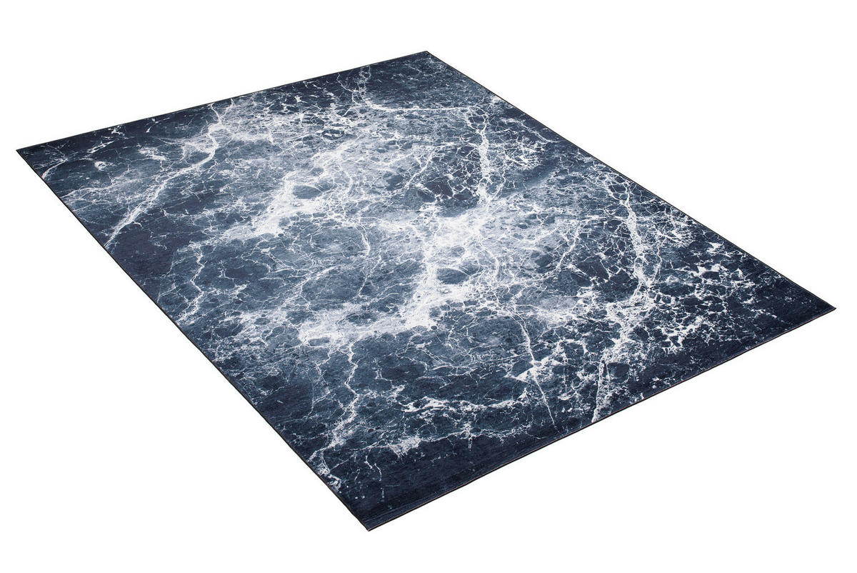 TEPPICH TOSCANA Dunkelblau 140/200 cm - Dunkelblau, Textil (140/200cm) - Tapiso