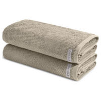 DUSCHTUCH Selection 2er-Set - Grau, Textil (50/100cm) - Ross