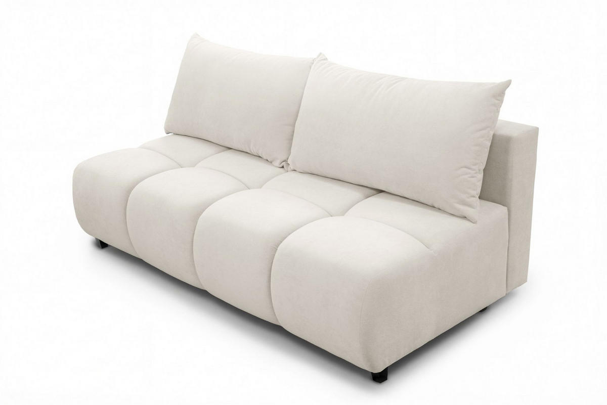 SCHLAFSOFA Xenio Mit Schlaffunktion - Beige, Holzwerkstoff/Textil (196/103/100cm) - Fun Möbel