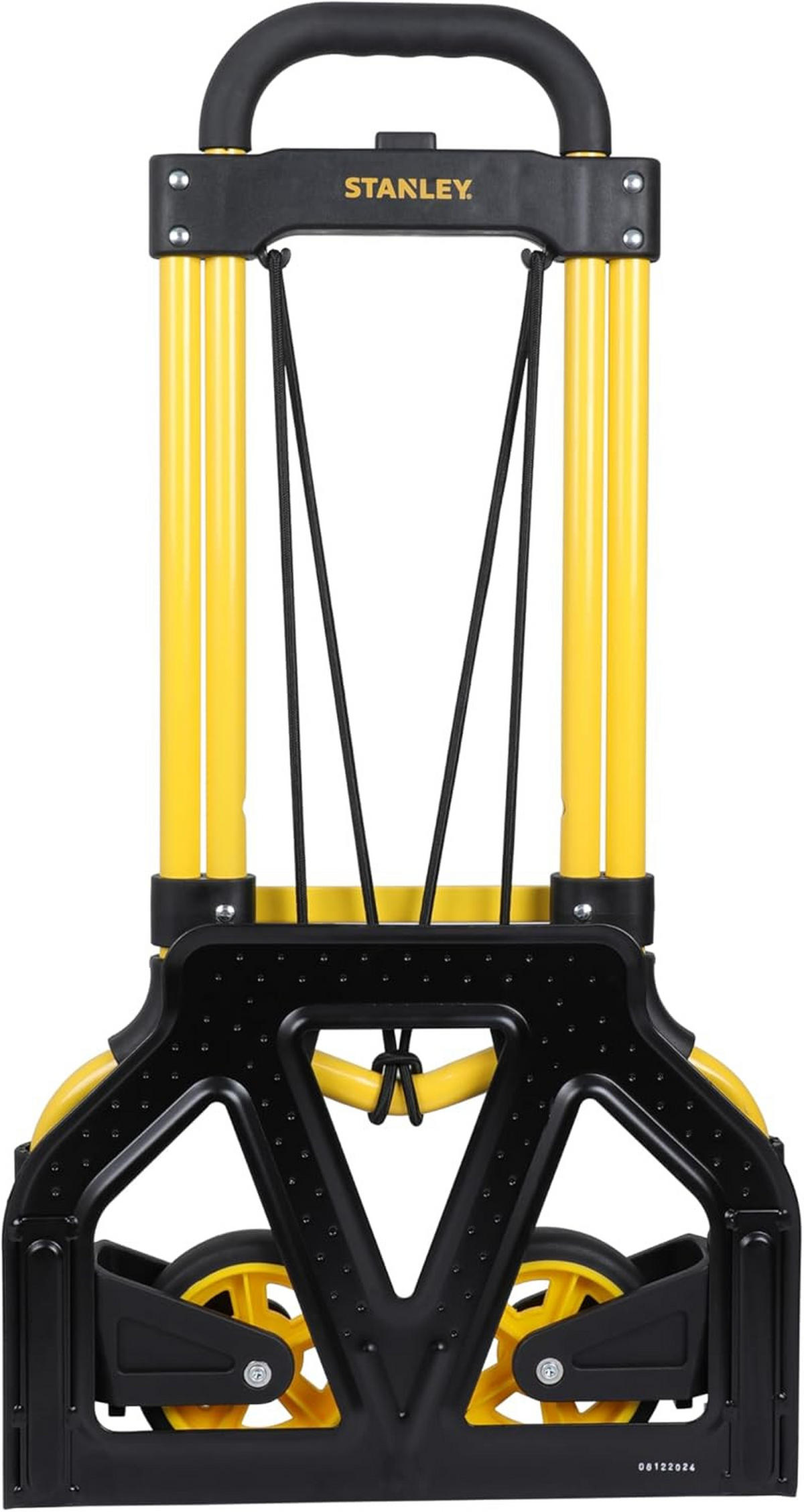 SACKKARRE FT580 Klappbar Gelb Transportkarre Mit Hoher Belastbarkeit - Gelb/Schwarz, Metall (40/45/110cm) - Stanley