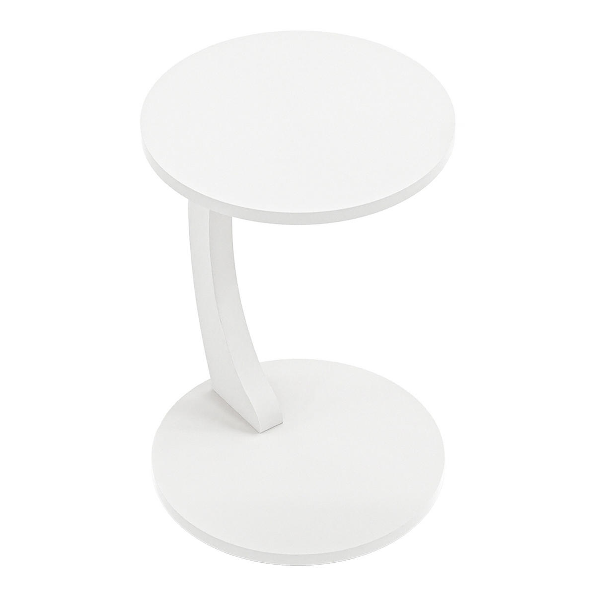 BEISTELLTISCH Holeby - Weiß, Holzwerkstoff (38/38/56cm) - [en.casa]