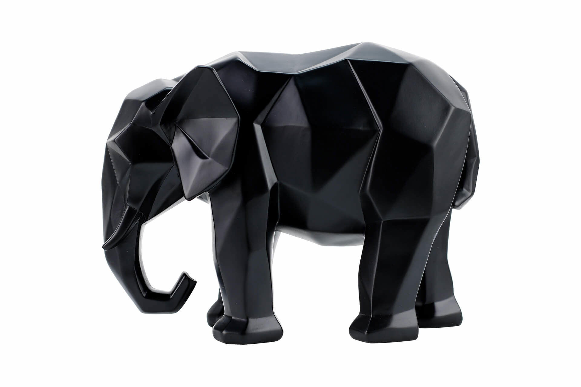 SKULPTUR Schwarz 27/21 cm - Schwarz, Stein (27/21/15cm) - KUNSTLOFT