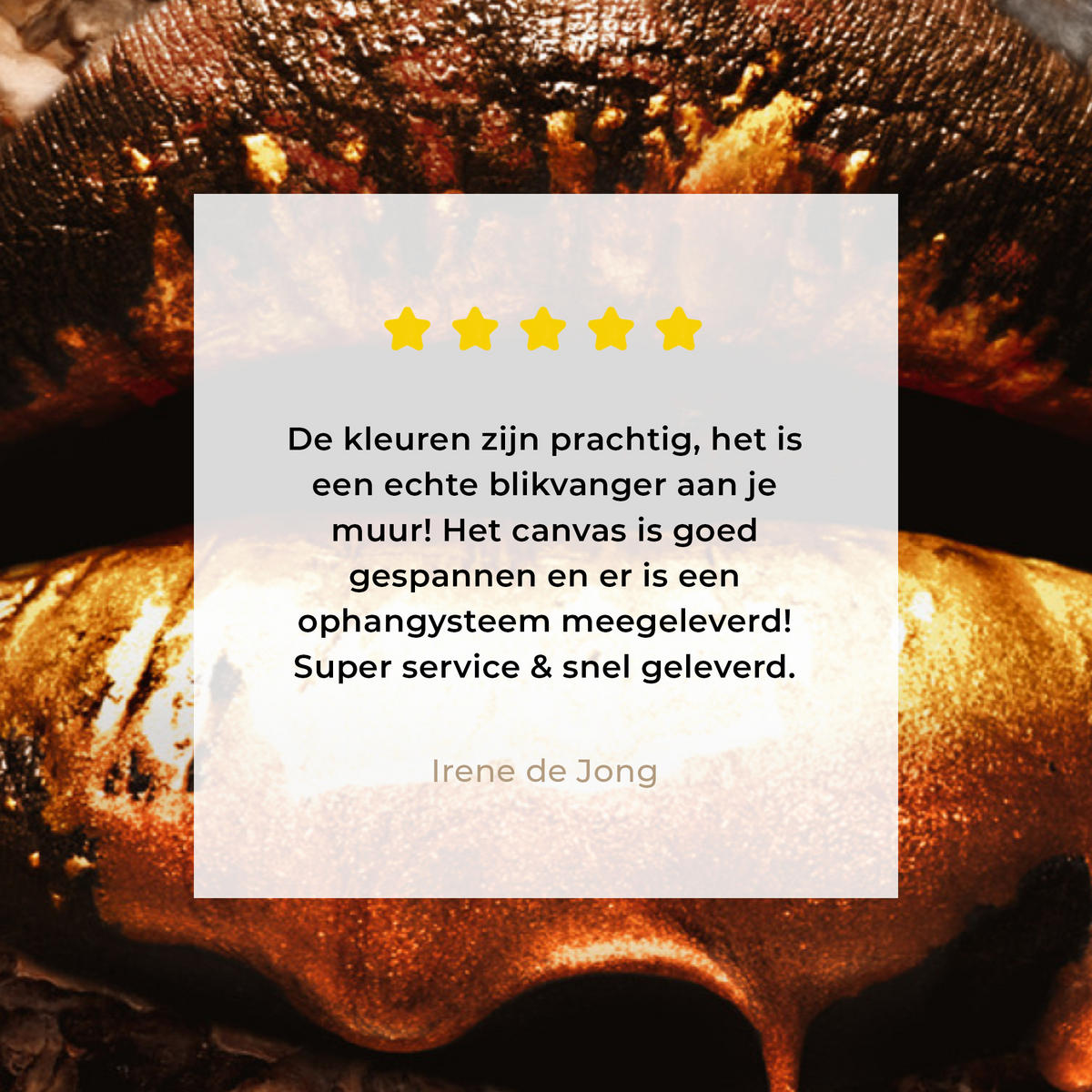 LEINWANDBILD Gold - Lippen - Kunst - Gold - Luxus - Abstrakt Wandbild 40x30 cm - Kupferfarben, Textil (40/30cm) - MuchoWow