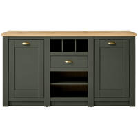 SIDEBOARD Cincinnati-61 - Grün, Holzwerkstoff (145/83/41cm) - Lomado