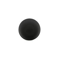 TELLER / BROTTELLER FLACH EQUINOXE 16 cm Gusseisener optik - Schwarz, Keramik (16cm) - Revol Porcelaine France