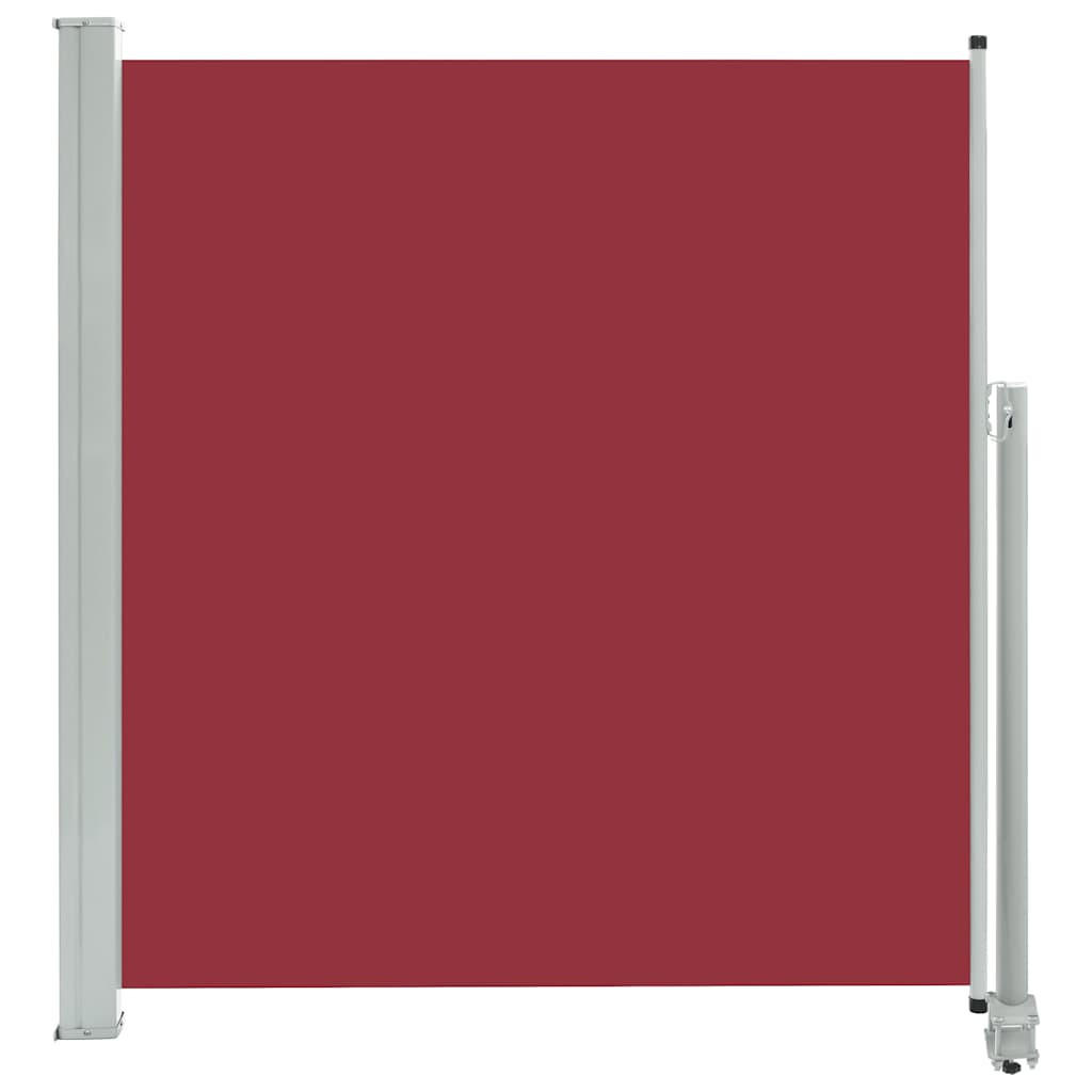 AUSZIEHBARE Seitenmarkise 140 x 300 cm Rot - Rot, Textil (300/140/300cm) - furnicato