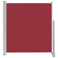 AUSZIEHBARE Seitenmarkise 140 x 300 cm Rot - Rot, Textil (300/140/300cm) - furnicato