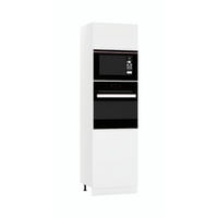 MIKROWELLENUMBAUSCHRANK D60PK MVP/L - Zivora - Stilvolles Küchenelement - Weiß, Holz (60/213.3/56cm) - ROYAL24_MARKT