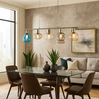 HÄNGELEUCHTE Pesaro Silber Bunt - Multicolor, Glas (13/80/150cm) - Nowa