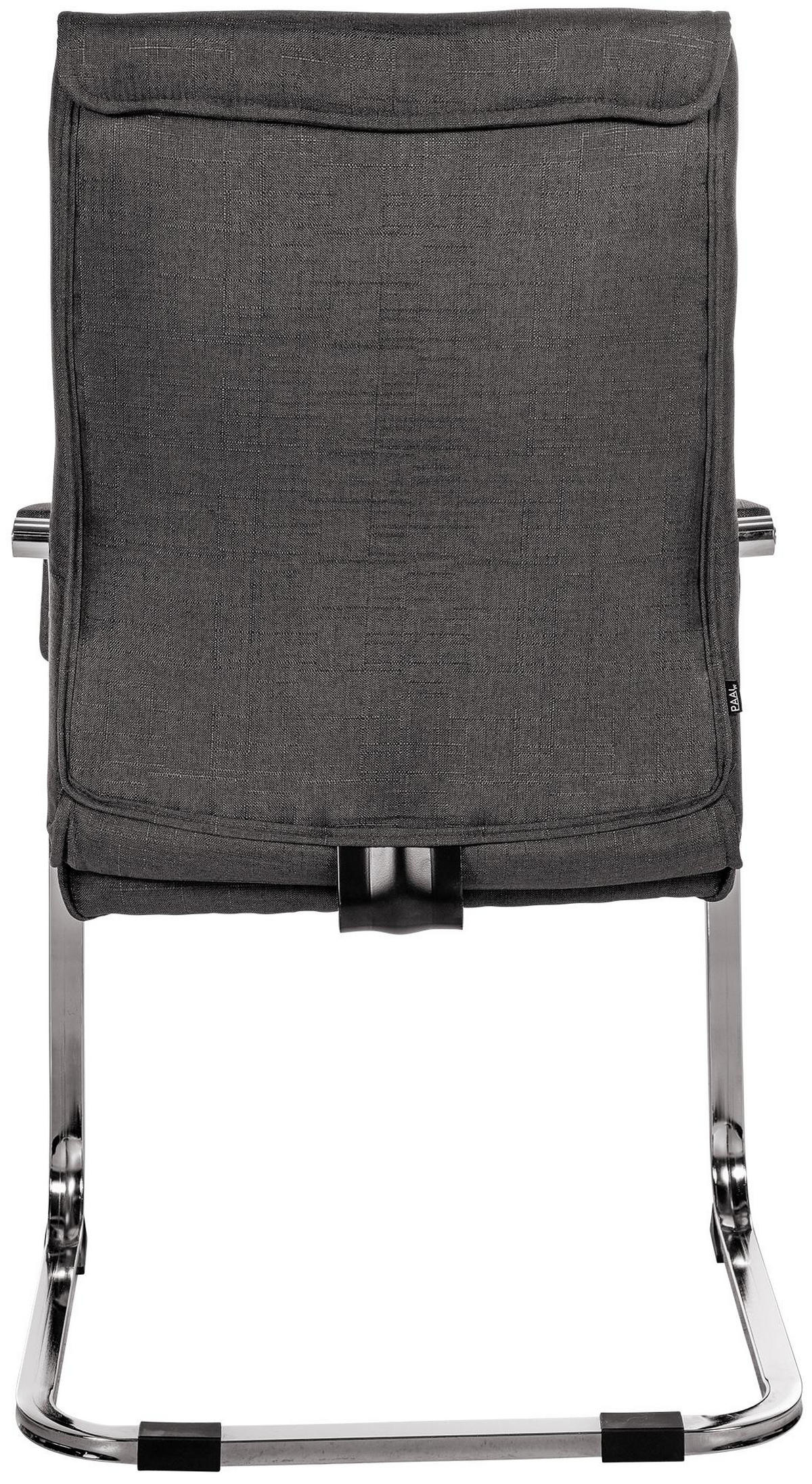 SCHWINGSTUHL Stoff Schwarz - Schwarz, Textil/Metall (55/88/60cm) - CLP
