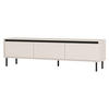 LOWBOARD OSTIA 178,6x40x50 cm mit 3 Schubladen für Wohnzimmer Modern Beige - Beige, Holzwerkstoff (178.6/50/40cm) - MASSENO