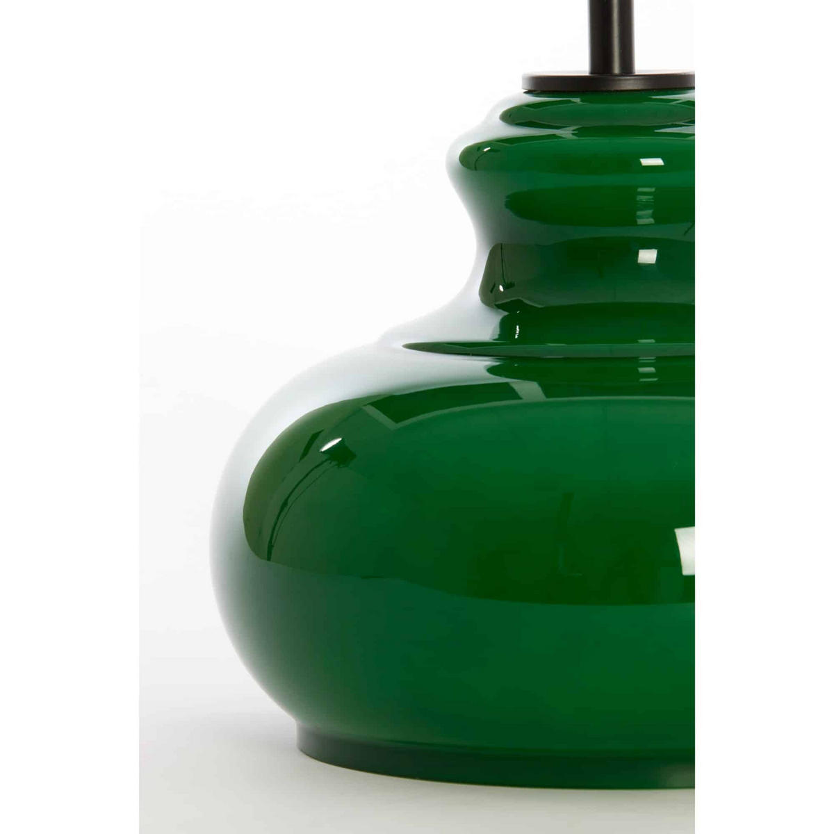 LAMPENFUSS Verde Grün 28.5/28.5/33 cm - Grün, Glas (28.5/28.5/33cm) - Light & Living