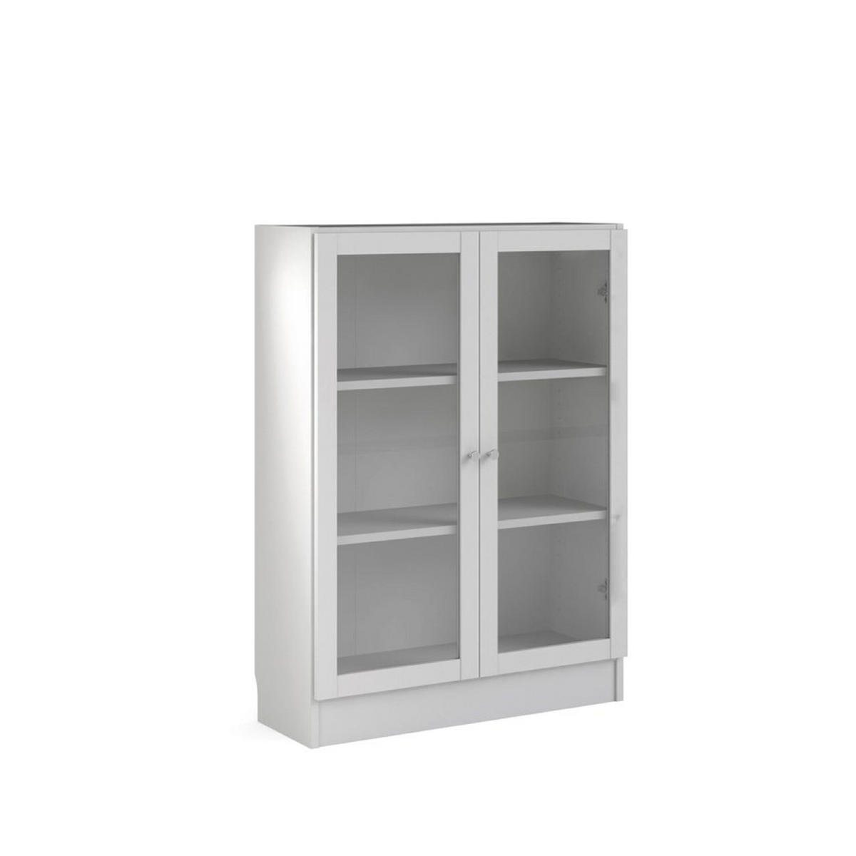 REGAL Weiß - Weiß, Holzwerkstoff (79/107/28cm) - ebuy24