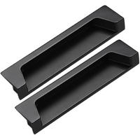 MÖBELGRIFF 2er-Set - Schwarz, Metall (2.9/2.9/10.6cm)