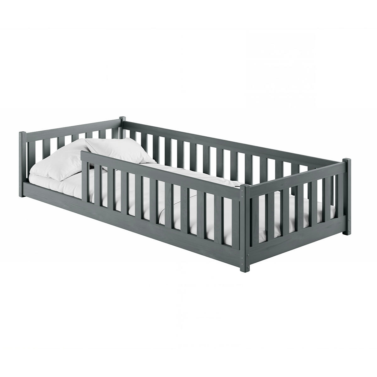 KREVET Maya Antracit - antracit, drvo - Petits-meubles