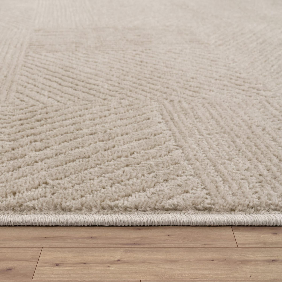 FLACHWEBETEPPICH Boho Beige 80 x 150 cm - Beige, Kunststoff (80/150cm) - TT Home