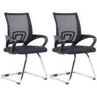 SCHWINGSTUHL 2er Set Stoff schwarz - Schwarz, Textil/Metall (59/91/53cm) - CLP