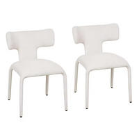 STÜHLE 53/53/78 cm aus Leinen mit Rollen, Apricot Cream - Creme, Textil (53/78/53cm) - OKMYHOME
