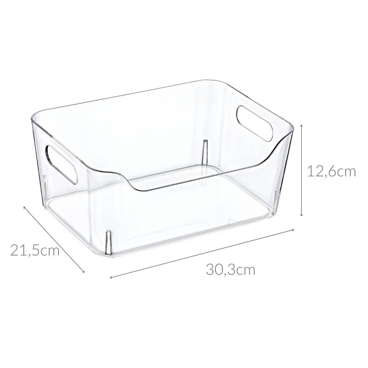 ORGANIZER Kunststoff transparent 7 L - Transparent, Kunststoff (21.5/12.6/30.3cm) - Excellent Houseware