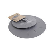 SILIKONDECKEL Modern Kitchen Grau 31.5/31.5/3 cm Kunstoff - Grau, Kunststoff (31.5cm) - Mondex