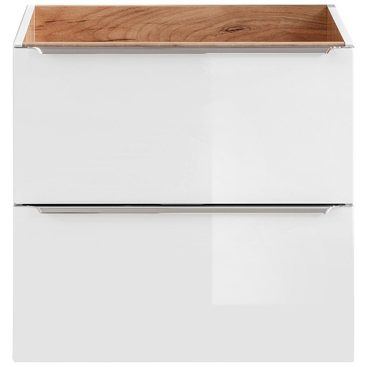 WASCHBECKENSCHRANK Toskana-56 - Weiß, Holzwerkstoff (60/57/46cm) - Lomado