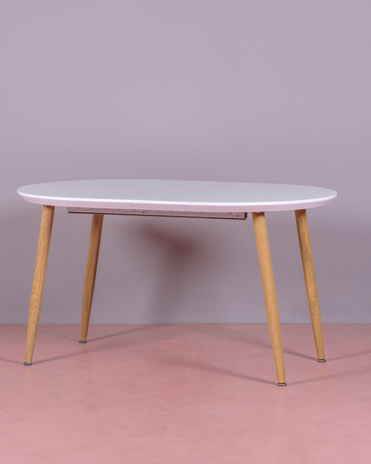 ESSTISCH Ausziehbar Oval Weiß 90/140/75 cm - Weiß, Holz (90/140/75cm) - Nest Dream