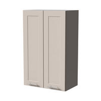 HÄNGESCHRANK Oslo W4/60 Grau / Kaschmir Matt 60 / 32,5 / 96cm - Kaschmir/Grau, Holz/Holzwerkstoff (60/96/32.5cm) - Feldmann-Wohnen