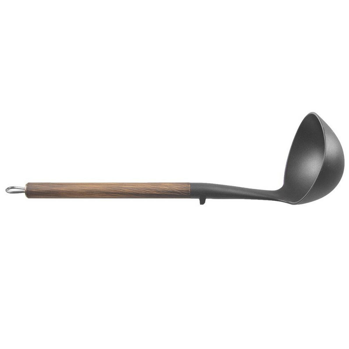 SCHÖPFKELLE AUS THERMOPLAST UND METALL 130 ml 33 cm - Braun, Kunststoff (33cm) - Orion 