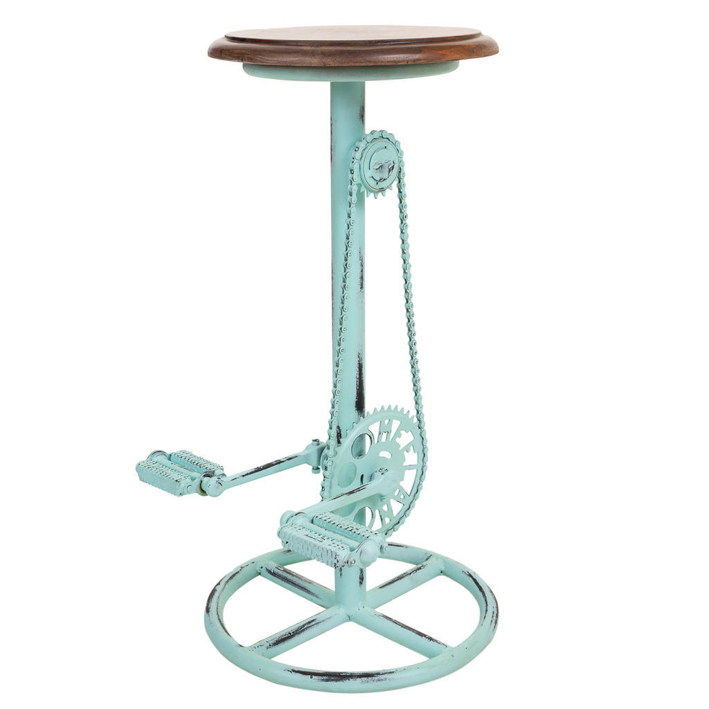 Wanderlust Hocker Blau 40x73x40 cm
