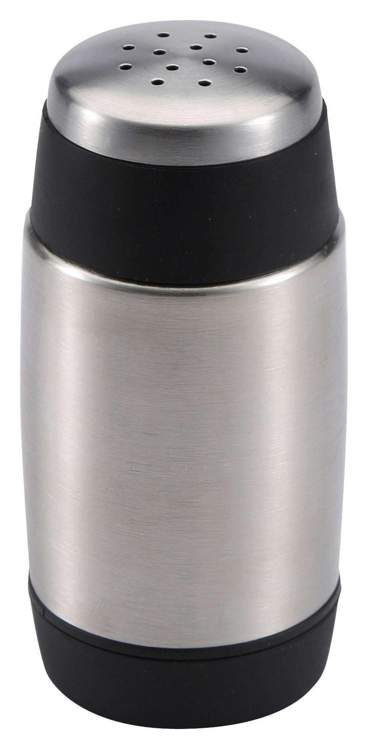 SALZ- und Pfefferstreuer Blecher aus Edelstahl - Schwarz, Metall (1/1/1cm) - Mömax