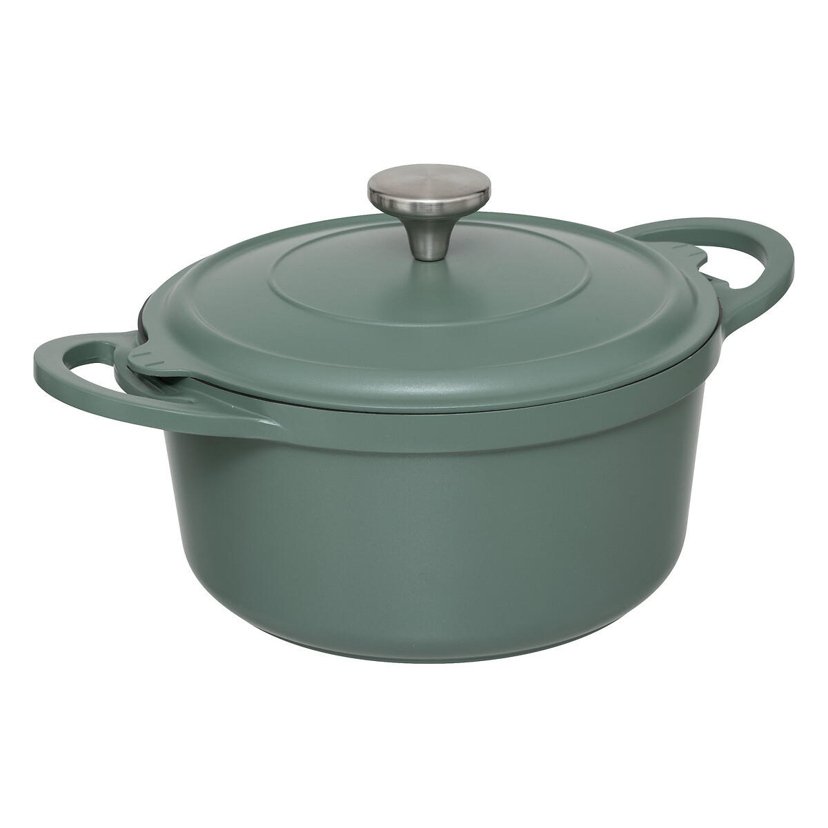 DAMPFGARBEHÄLTER Healthy Ø 24 cm 4-teilig - Grün, Metall (25.2cm) - 5five Simply Smart