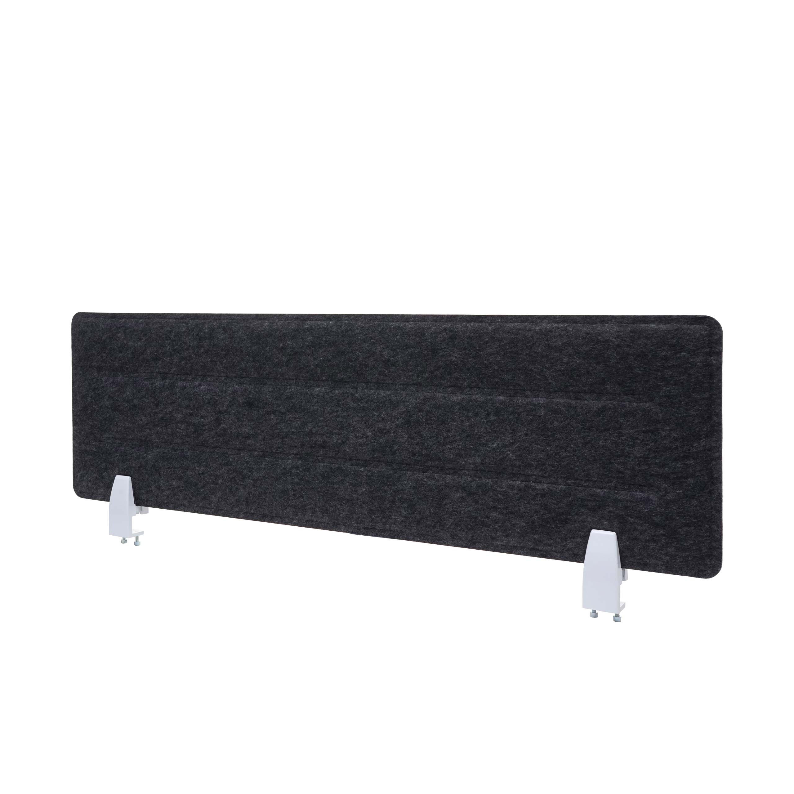 TISCHTRENNWAND Schwarz, Weiß - Schwarz/Weiß, Textil (100/30/1cm) - MCW