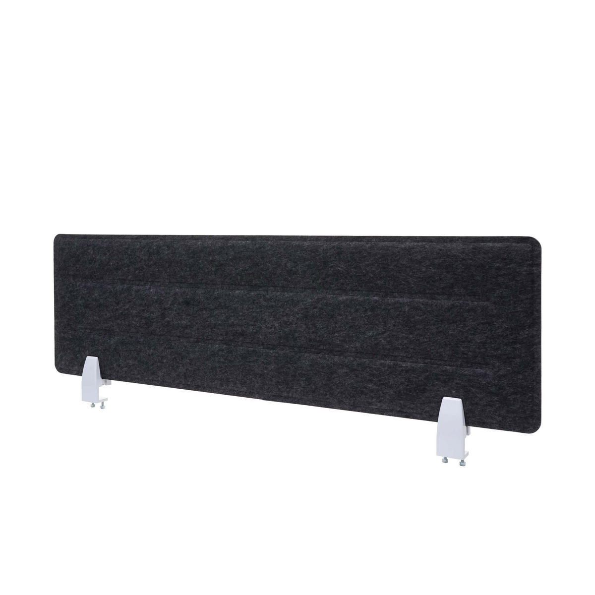 TISCHTRENNWAND Schwarz, Weiß - Schwarz/Weiß, Textil (100/30/1cm) - MCW