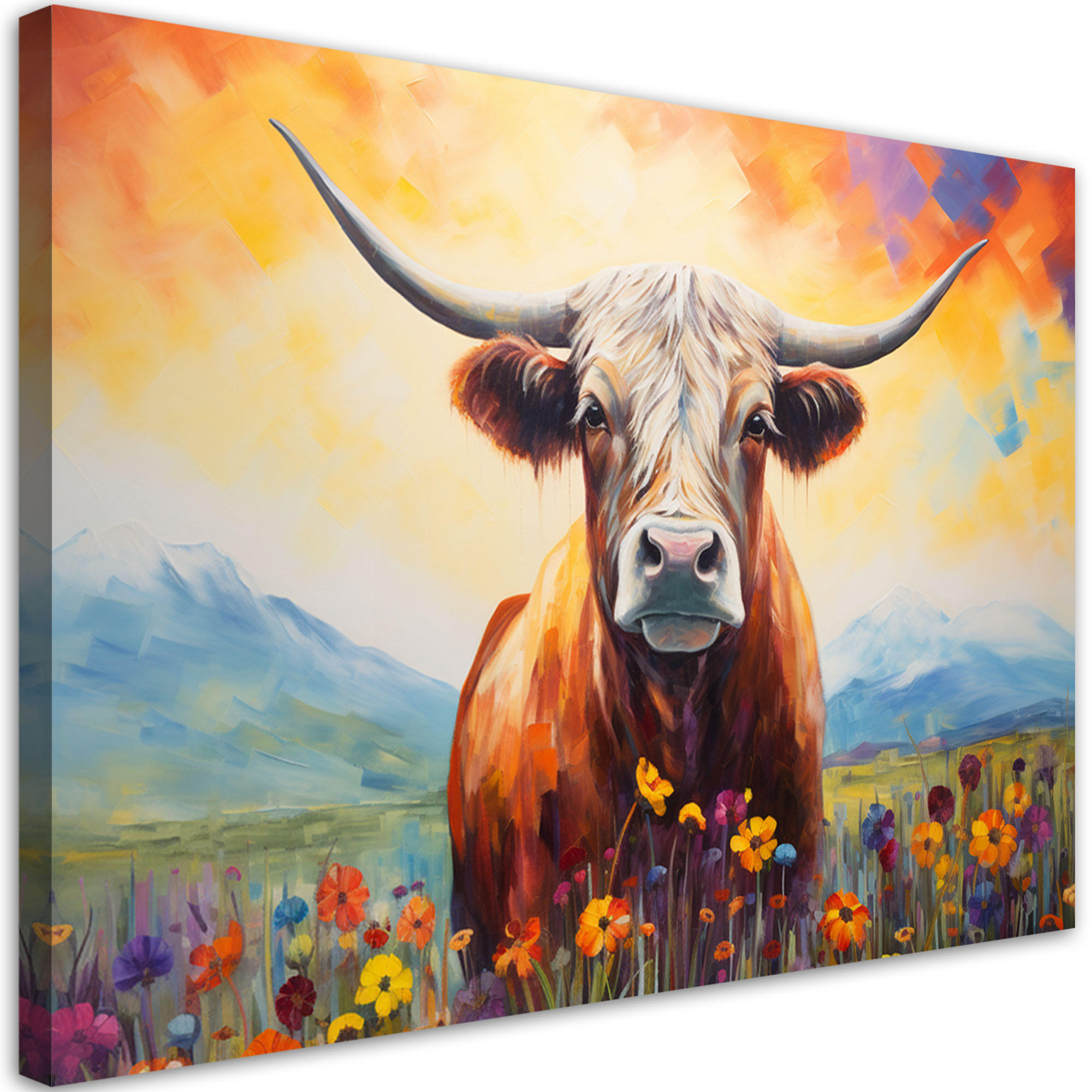 Feeby Wandbild Braun 60x40 cm