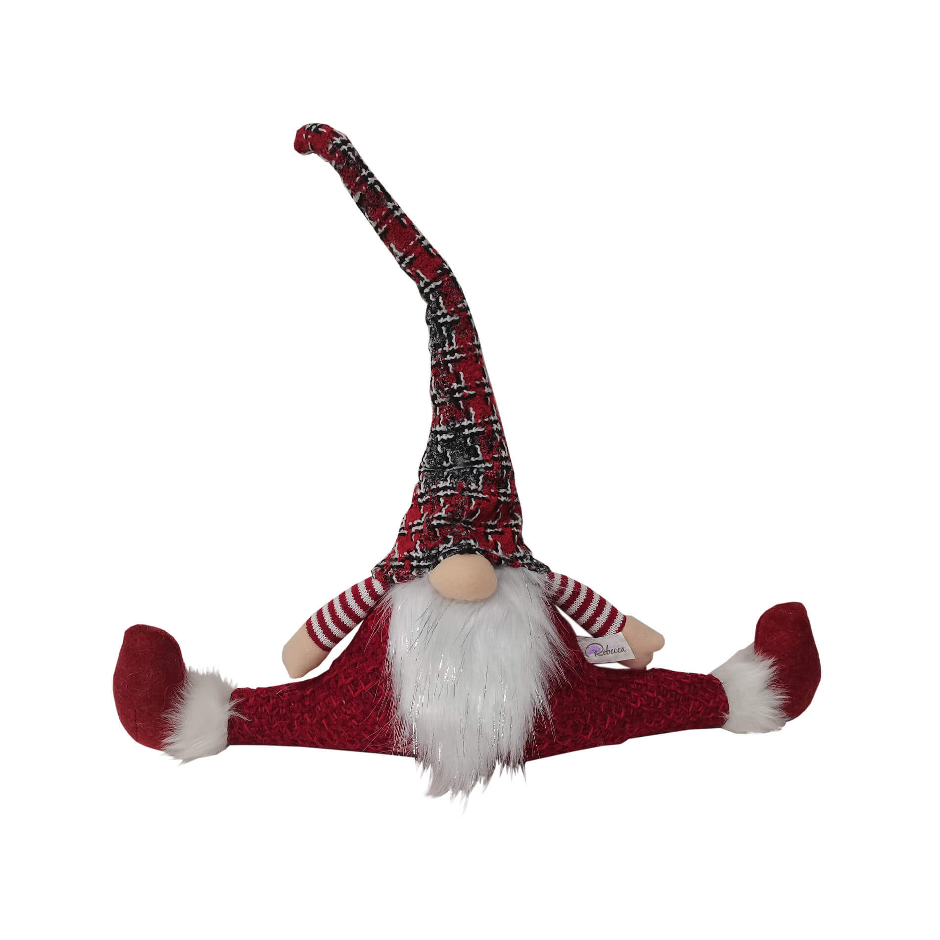 TÜRSTOPPER WEIHNACHTSMANN Rot 15/52/52 cm - Rot, Textil (15/52/52cm) - Mobili Rebecca