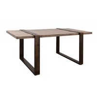 ESSTISCH Mango 170x90x76 braun lackiert HEAVY INDUSTRY #203 - Braun, Holz (170/90/76cm) - Massivmoebel24
