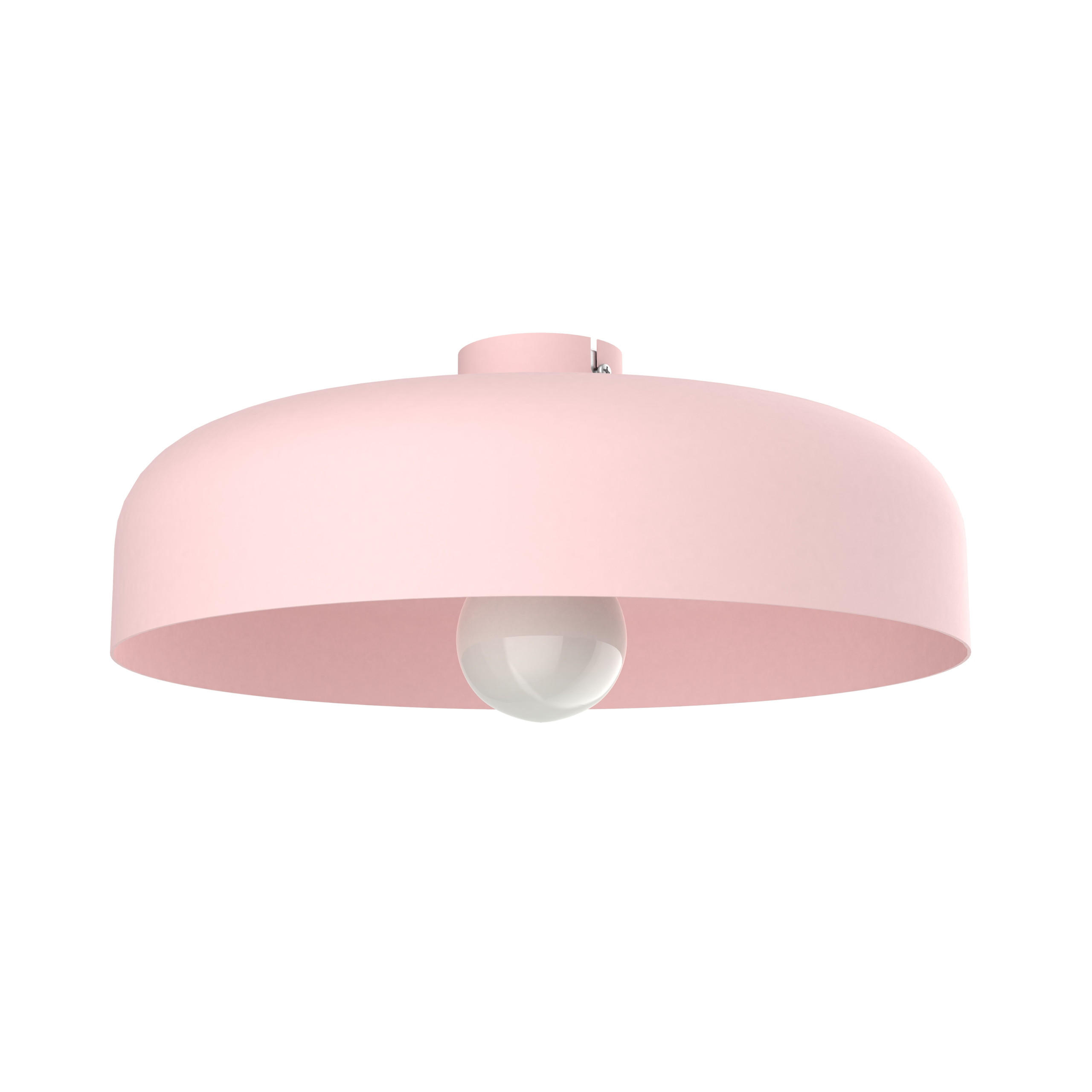 DECKENLEUCHTE - Pink, Metall (40/40/12cm) - Lumicom