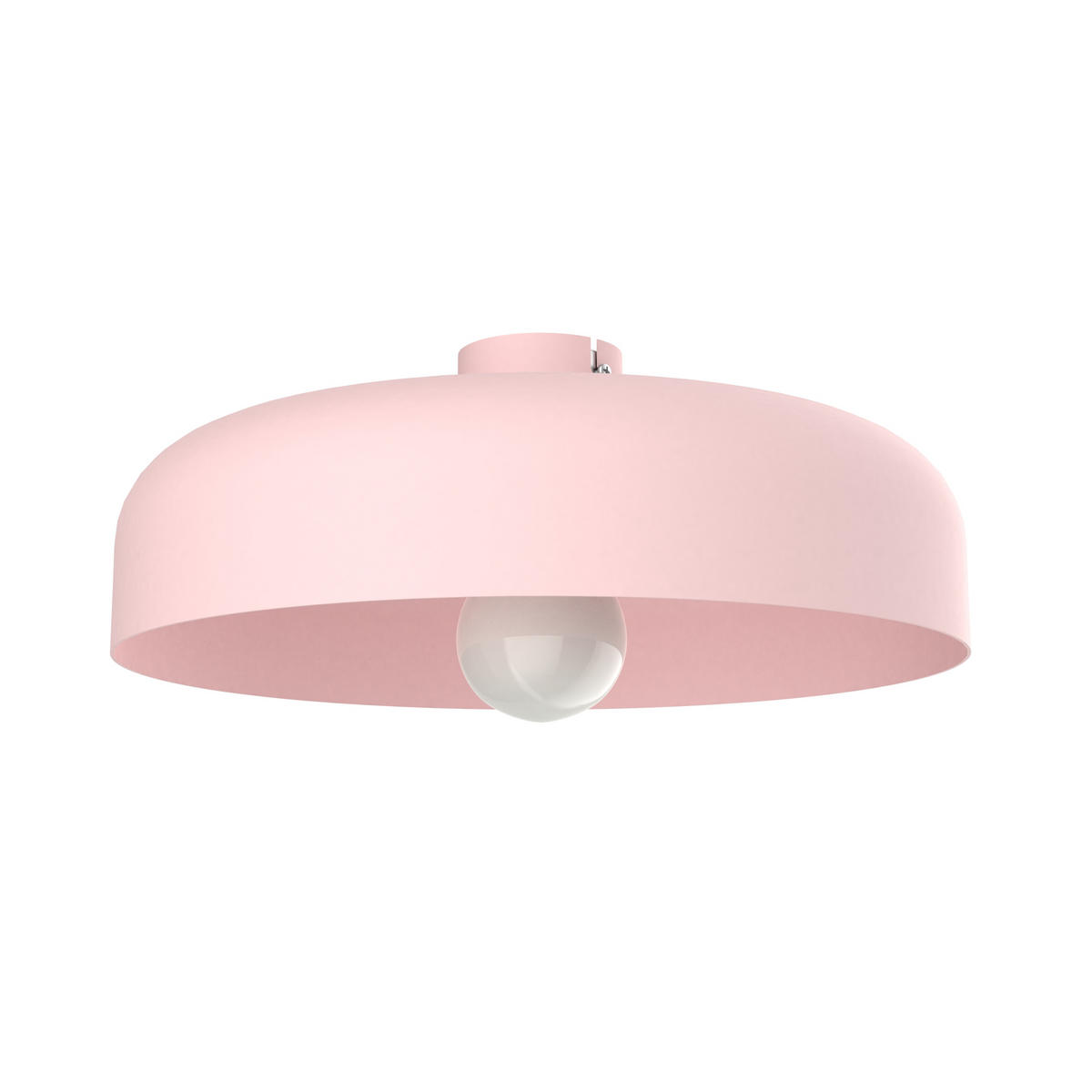 DECKENLEUCHTE - Pink, Metall (40/40/12cm) - Lumicom