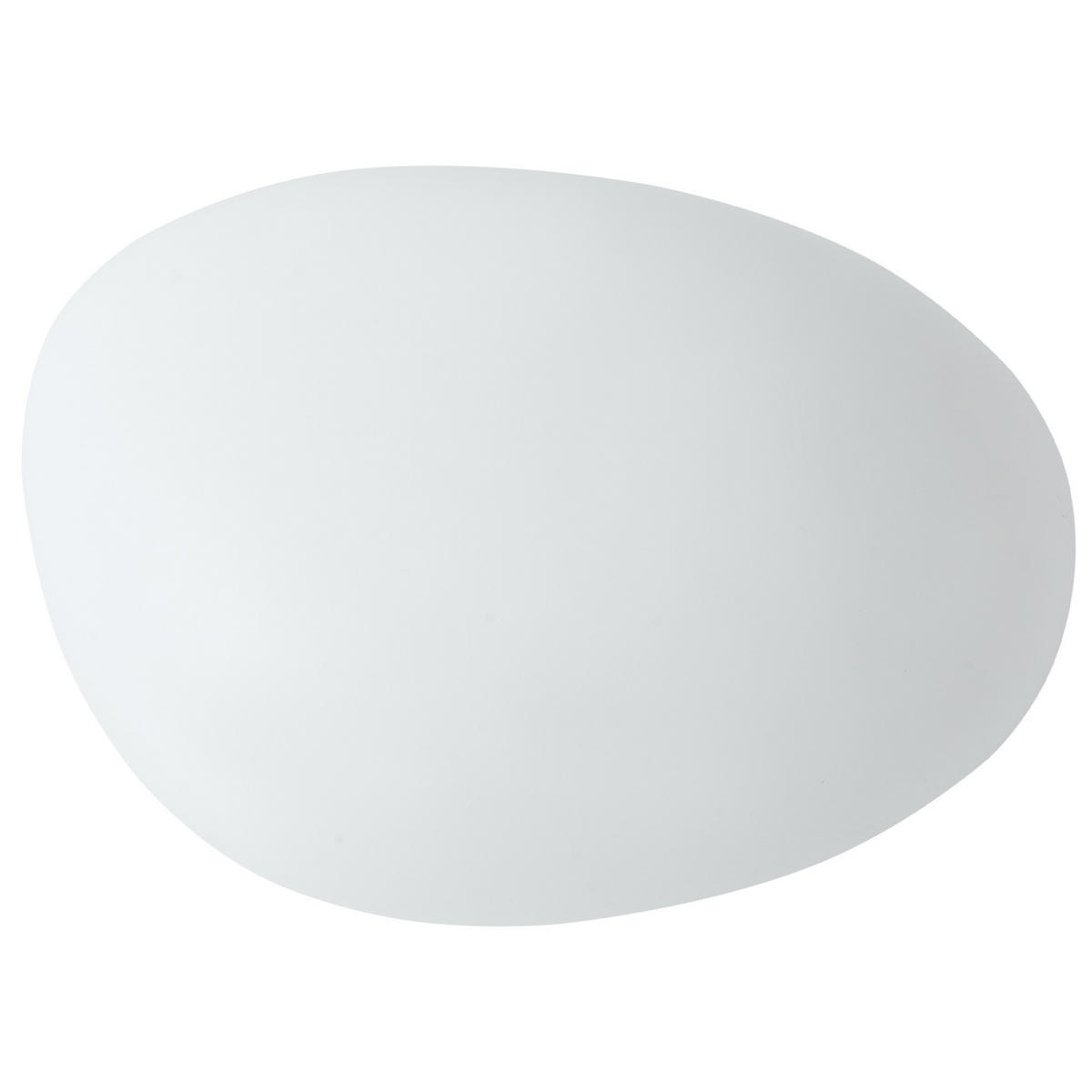 LED-LAMPE Weiß Farallon - Weiß, Kunststoff (28/28/18cm) - Beliani