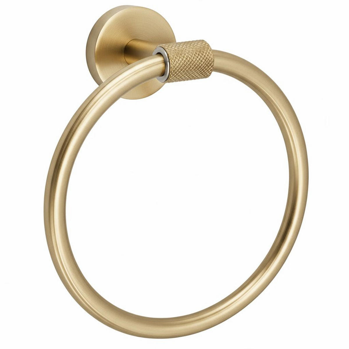 HANDTUCHHALTER Rea Ring 5710 Galo Brush Gold - Goldfarben, Metall (7.5/18/16cm) - REA