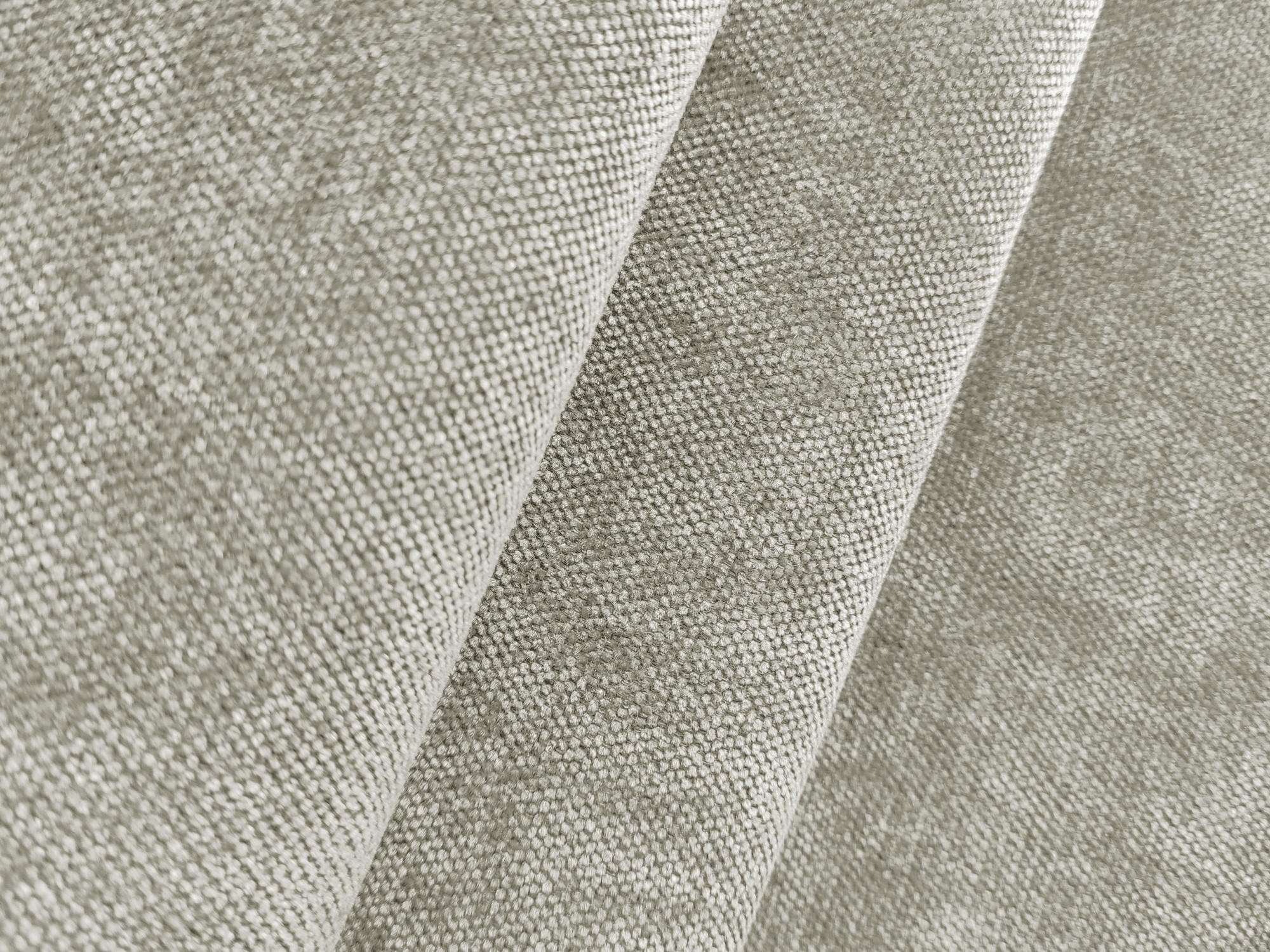 Thumbnail - Makamii Pouf, Perlmutt, Textil, 1-Sitzer, 65x40x65 cm, Hergestellt in Europa, Oeko-Tex®, Wohnzimmer, Sofas & Couches, So...