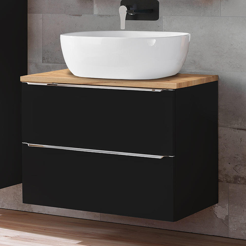 WASCHTISCH Toskana-56 - Anthrazit, Holzwerkstoff (61/74/46cm) - Lomado