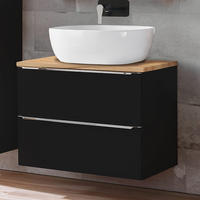 WASCHTISCH Toskana-56 - Anthrazit, Holzwerkstoff (61/74/46cm) - Lomado