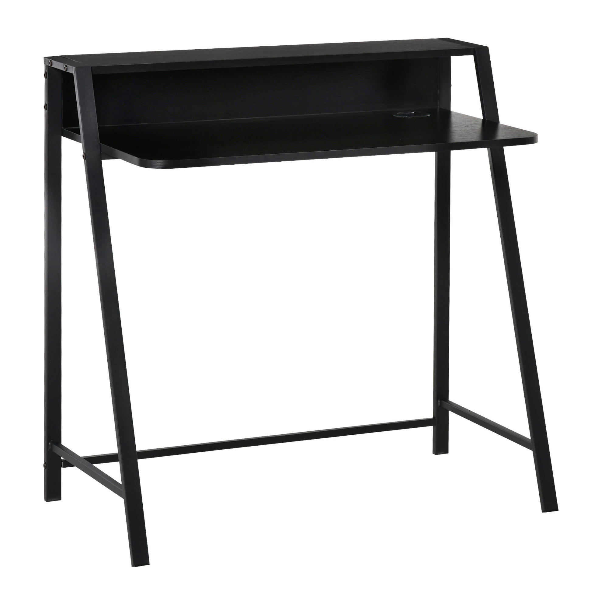 Meubliv Schreibtisch Schwarz 45x85x84 cm