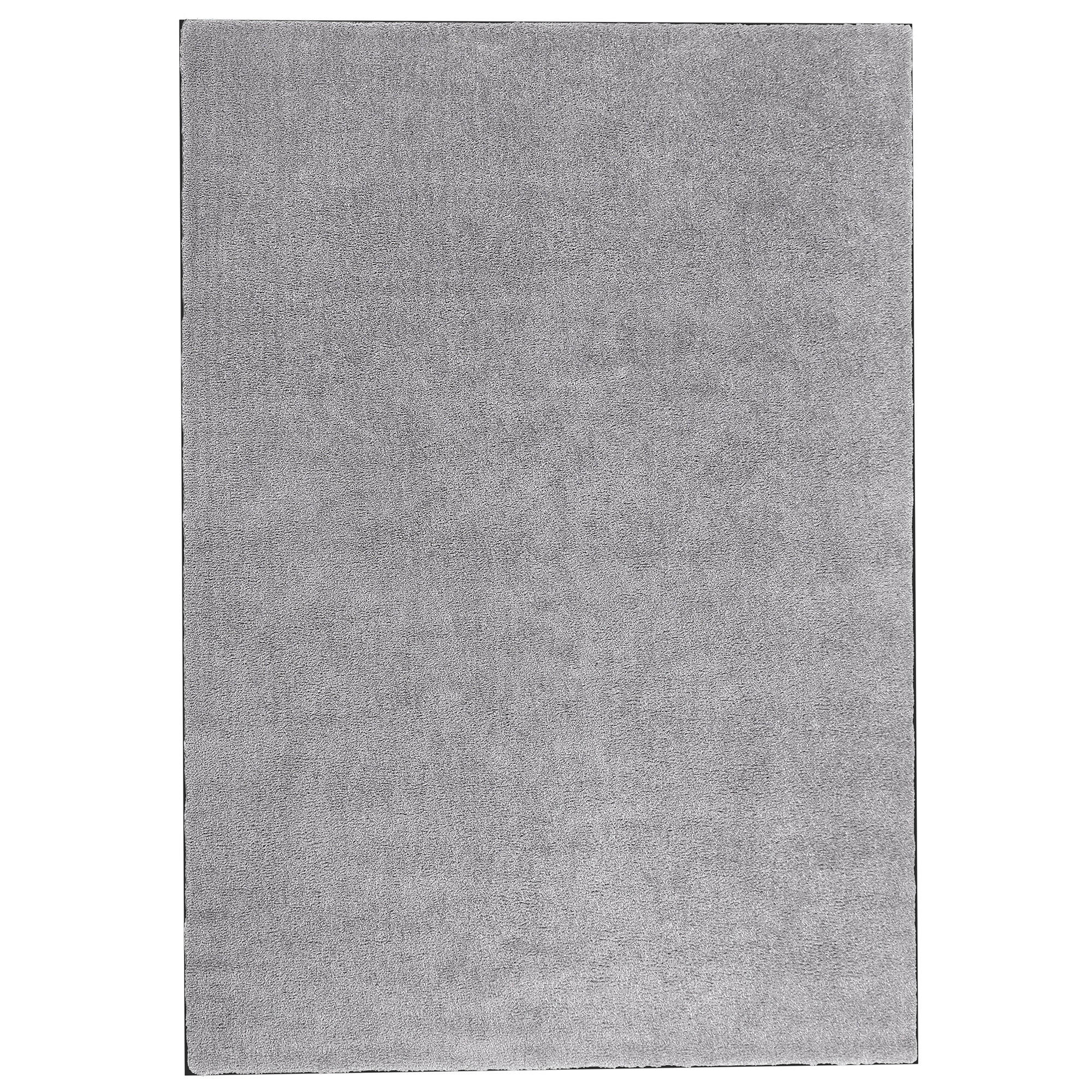 SHAGGY-TEPPICH Demre 230/160 cm - Grau, Kunststoff (160/230cm) - Beliani