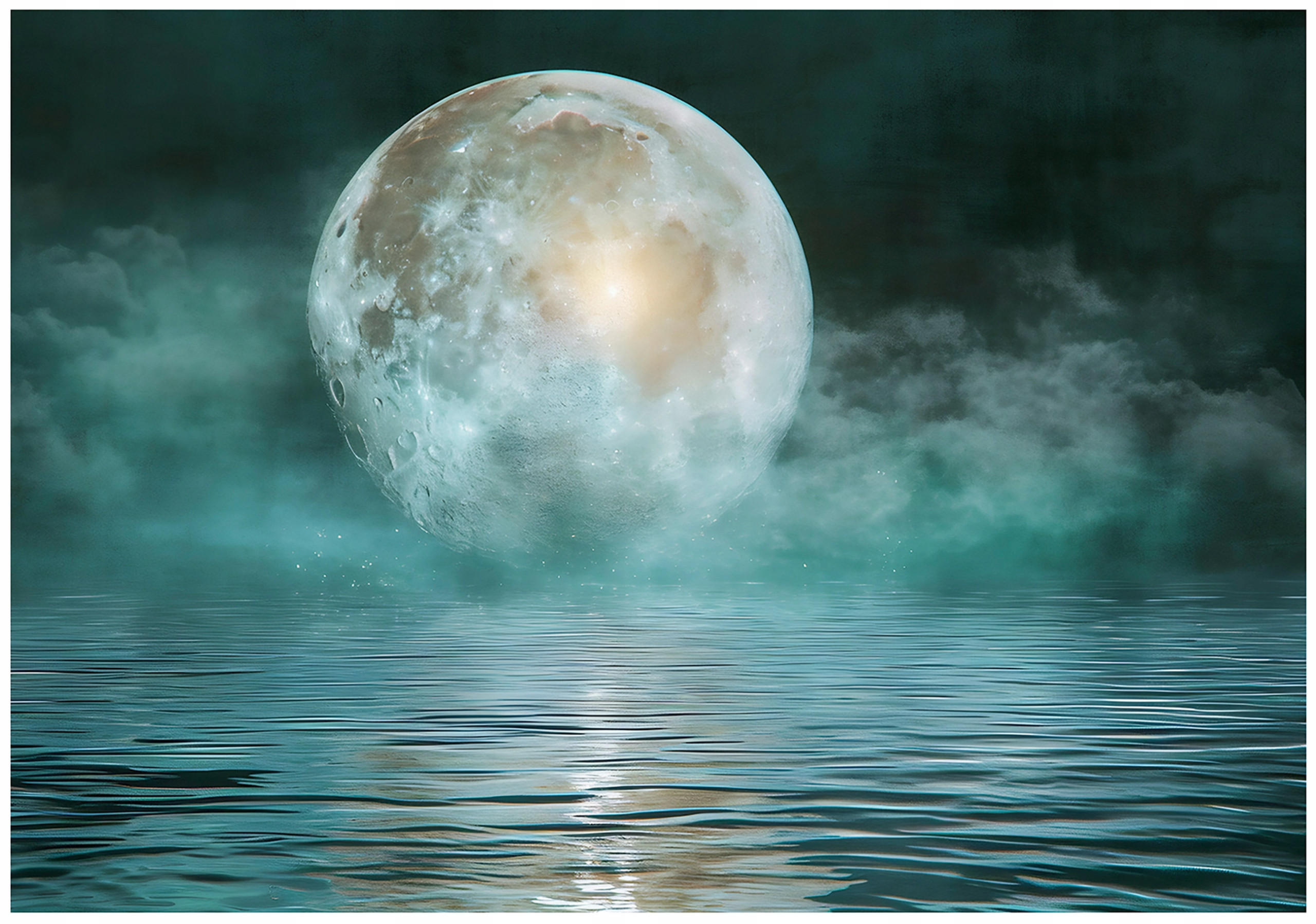 Wallarena FOTOTAPETA Sea Moon Vliesová tapeta Obývací pokoj Ložnice 150x105
