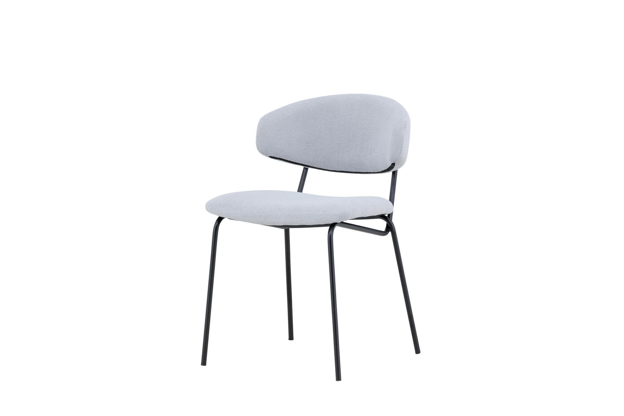 ESSZIMMERSTUHL CHICO Grau 50x57x79 cm - Grau, Textil (50/79/57cm) - FURNLUX