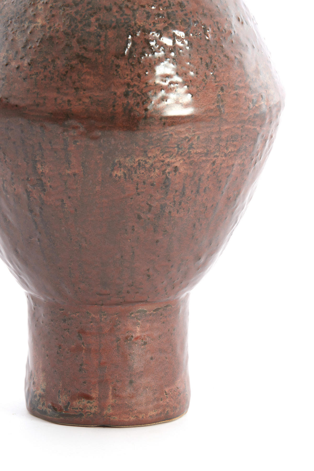 VAZE Vasora Braun 22.5/22.5/33 cm - Braun, Keramik (33cm) - Light & Living