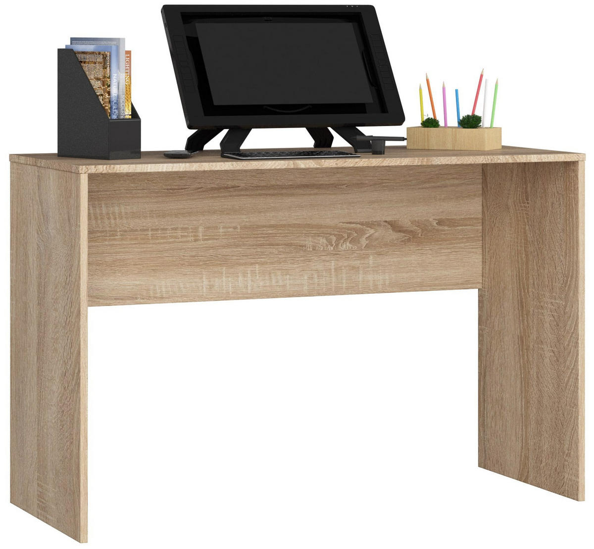 SCHREIBTISCH Eiche Sonoma 79/120/50 - Sonoma Eiche, Holzwerkstoff (50/120/79cm) - RAUMHIRSCH FURNITURE
