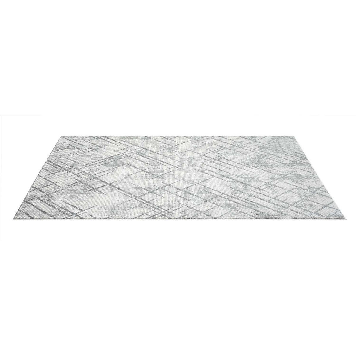 KURZFLOR-TEPPICH Antik 245 Grau 160x230 cm - Grau, Textil (160/230cm) - carpet city